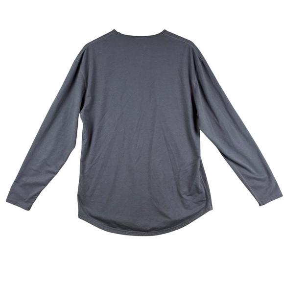 EUC BYLT Basics Drop Cut Navy Long Sleeve Lux Sz XL - Picture 7 of 8